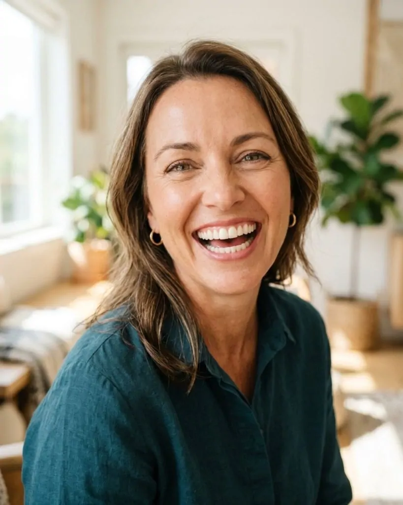 Full smile with all-on-4 dental implants