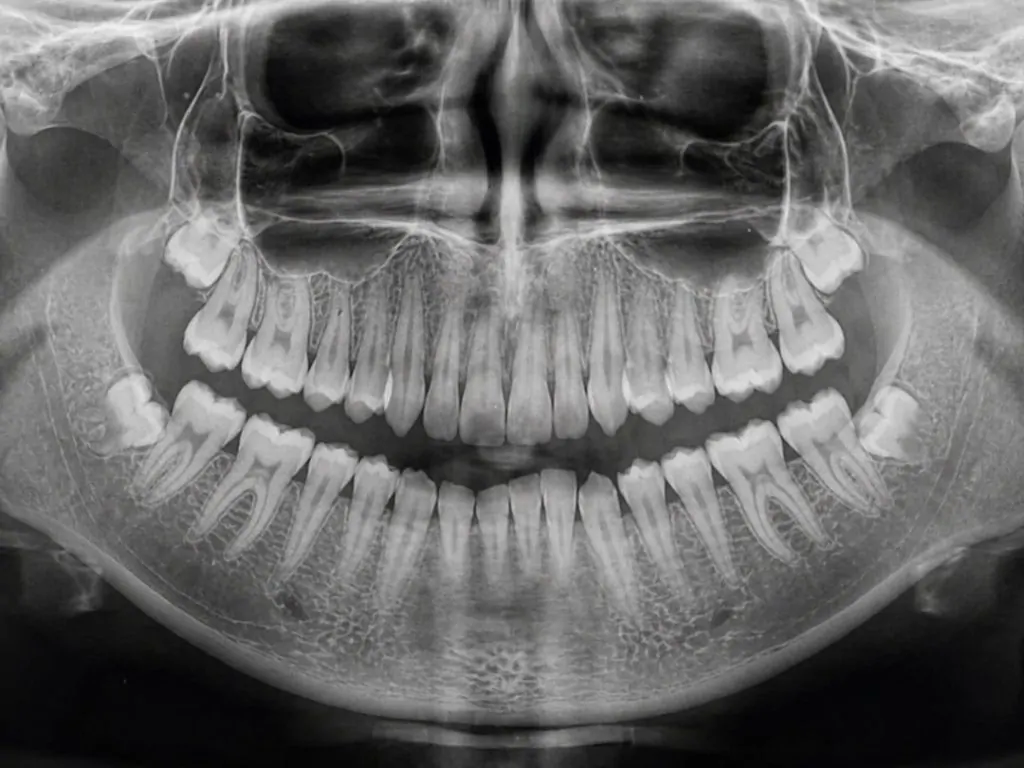 Full-mouth dental x-ray image