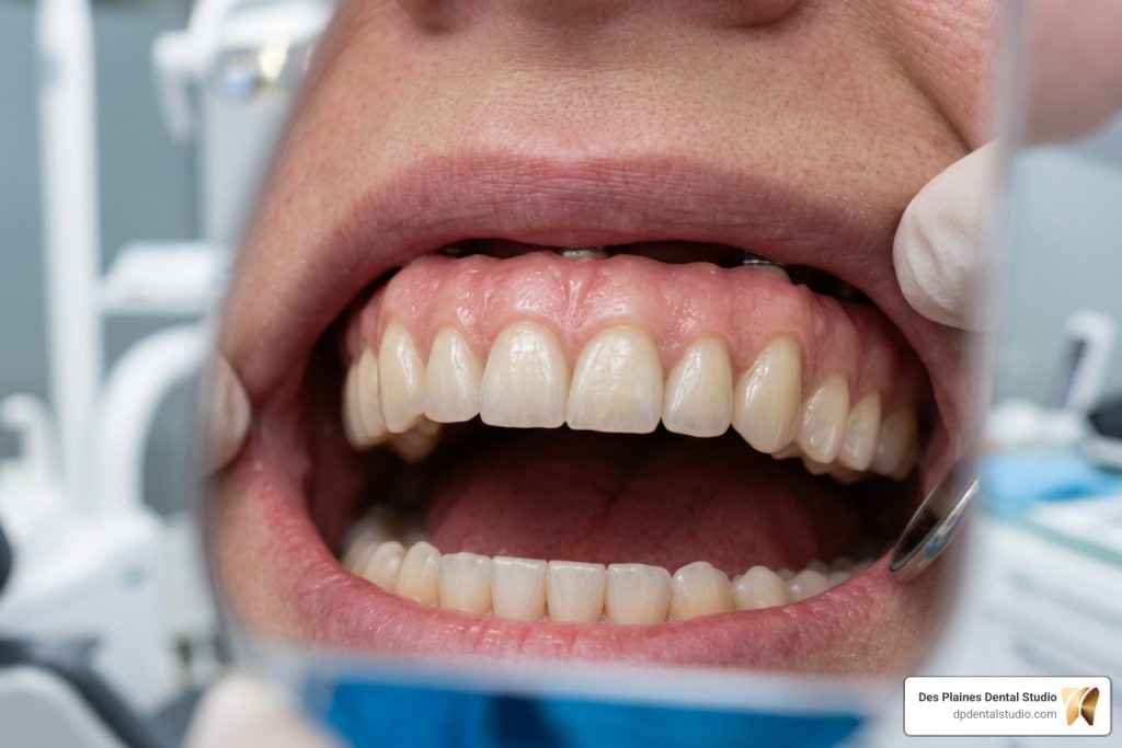 fixed full arch implant bridge